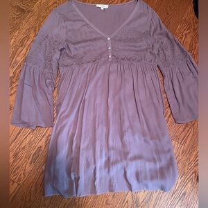 Long sleeve tunic dress